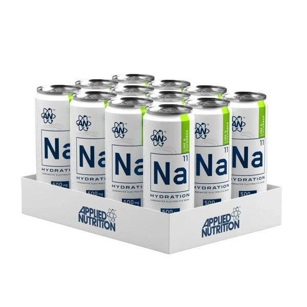 Applied Nutrition Na11 Hydration Cans, Lime & Cucumber 12 x 330 ml- Lillys Pharmacy and Health Store
