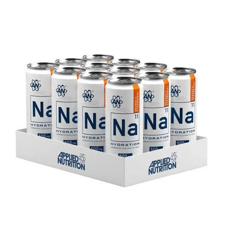 Applied Nutrition Na11 Hydration Cans, Orange & Strawberry 12 x 330 ml- Lillys Pharmacy and Health Store