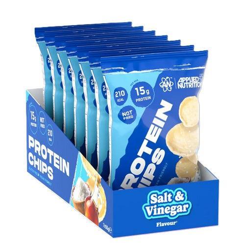 Applied Nutrition Protein Chips, Salt & Vinegar 7 x 50g- Lillys Pharmacy and Health Store