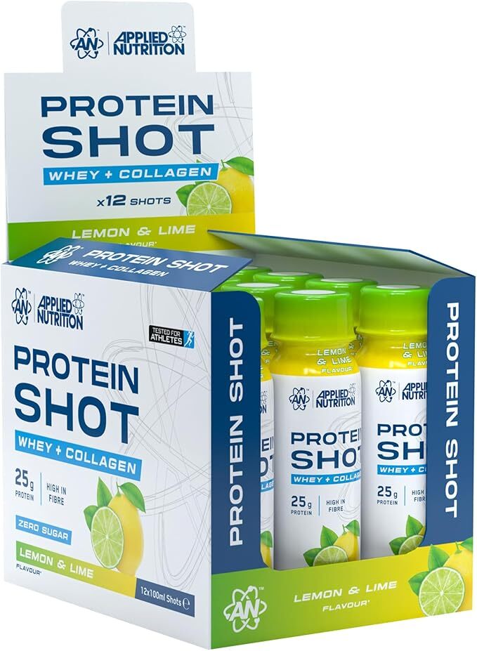 Applied Nutrition Protein Shot, Lemon & Lime - 12 x 100 ml