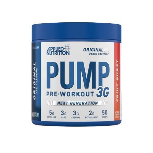 Applied Nutrition Pump 3G PreWorkout, Fruit Burst 375g- Lillys Pharmacy and Health Store