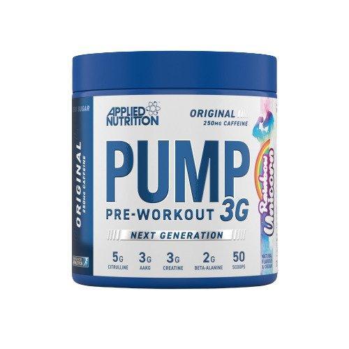 Applied Nutrition Pump 3G PreWorkout, Rainbow Unicorn 375g- Lillys Pharmacy and Health Store