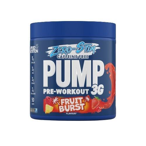 Applied Nutrition Pump 3G PreWorkout (Zero Stimulant), Fruit Burst 375g- Lillys Pharmacy and Health Store