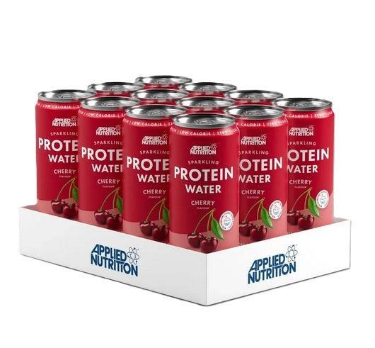 Applied Nutrition Sparkling Protein Water, Cherry 12 x 330 ml- Lillys Pharmacy and Health Store
