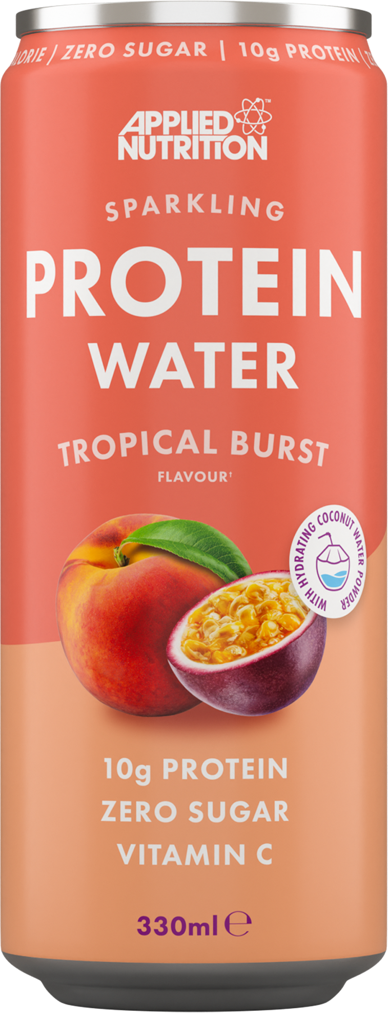 Applied Nutrition Sparkling Protein Water, Tropical Burst 12 x 330 ml- Lillys Pharmacy and Health Store
