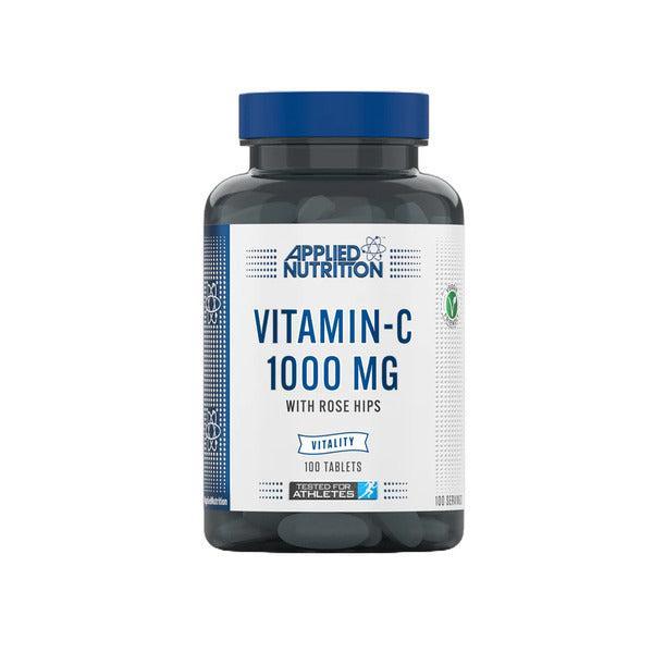 Applied Nutrition Vitamin C with Rose Hips, 1000mg 100 tablets- Lillys Pharmacy and Health Store