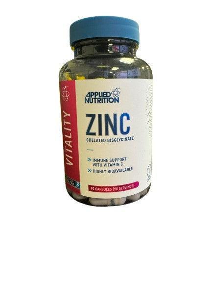 Applied Nutrition Zinc 90 caps- Lillys Pharmacy and Health Store