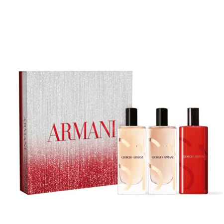 Armani Si 15ml 3 Piece Gift Set - 15ml Si Eau de Parfum Spray, 15ml Si Intense Eau de Parfum Spray, 15ml Si Passione Eau de Parfum Spray- Lillys Pharmacy and Health Store