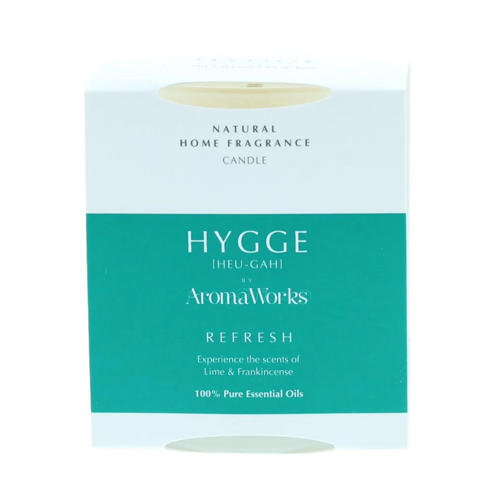Arom Works Hygge Renew Basil & Mandarin Candle- Lillys Pharmacy and Health Store