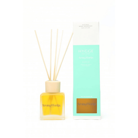 AromaWorks -Hygge Renew Reed Diffuser Basil and Mandarin- Lillys Pharmacy and Health Store
