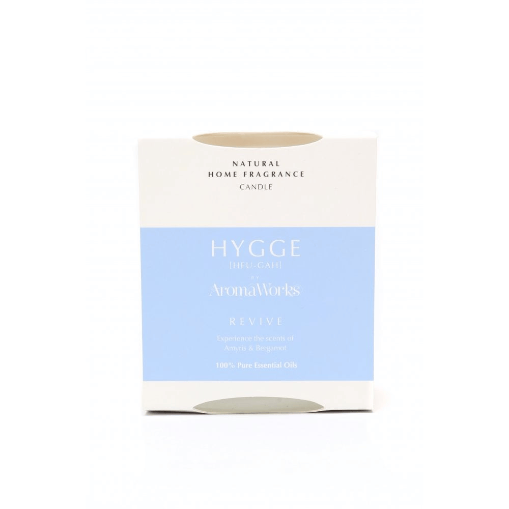 AromaWorks Hygge Revive Amyris & Bergamot Candle- Lillys Pharmacy and Health Store