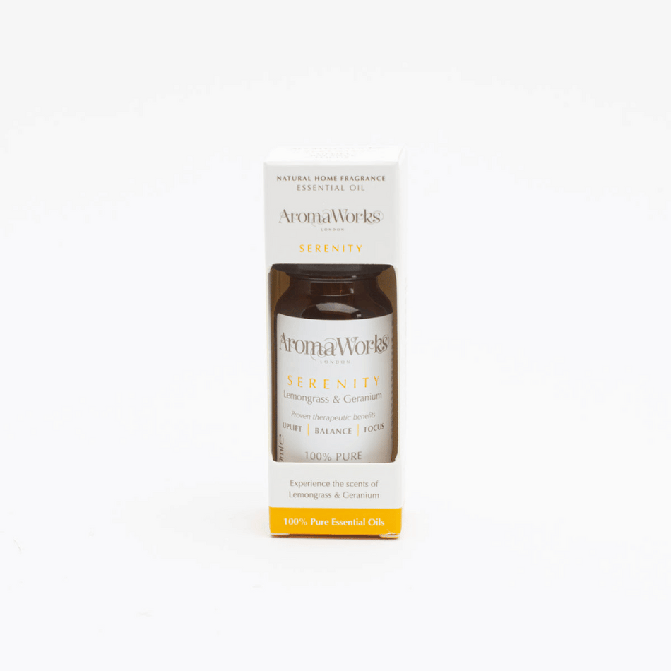 AromaWorks Lemongrass & Germanium Serenity Essential Oil - 10ml- Lillys Pharmacy and Health Store
