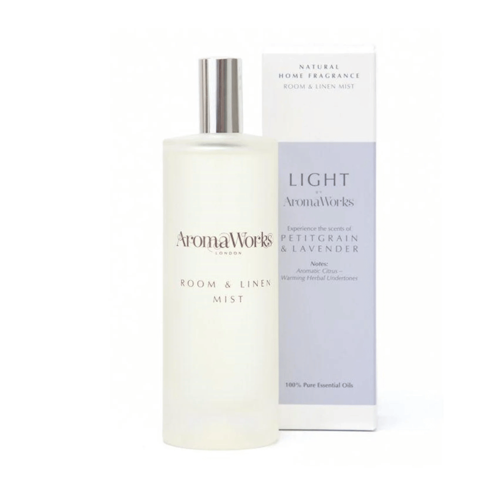 AromaWorks Light Range -Petitgrain & Lavender Room Mist 100ml- Lillys Pharmacy and Health Store