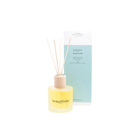 AromaWorks Light Range - Spearmint & Lime Reed Diffuser 200ml- Lillys Pharmacy and Health Store