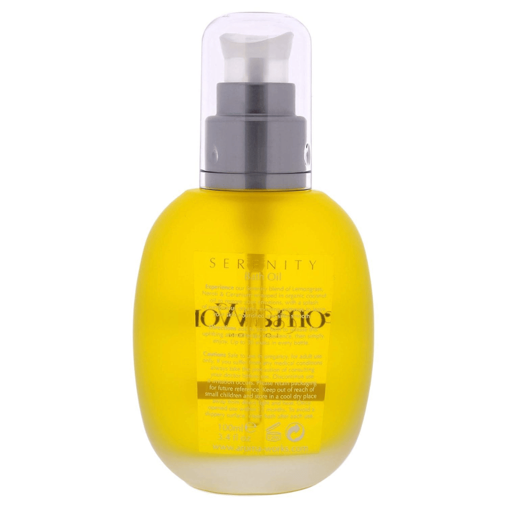 AromaWorks Pure Aromatherapy Soothing Serenity Bath Oil - 100ml- Lillys Pharmacy and Health Store