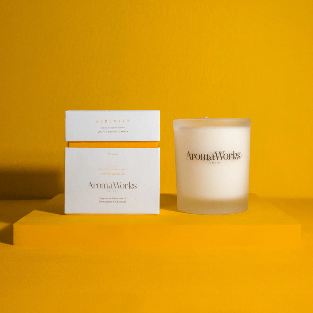 AromaWorks Serenity Candle 30cl Medium- Lillys Pharmacy and Health Store