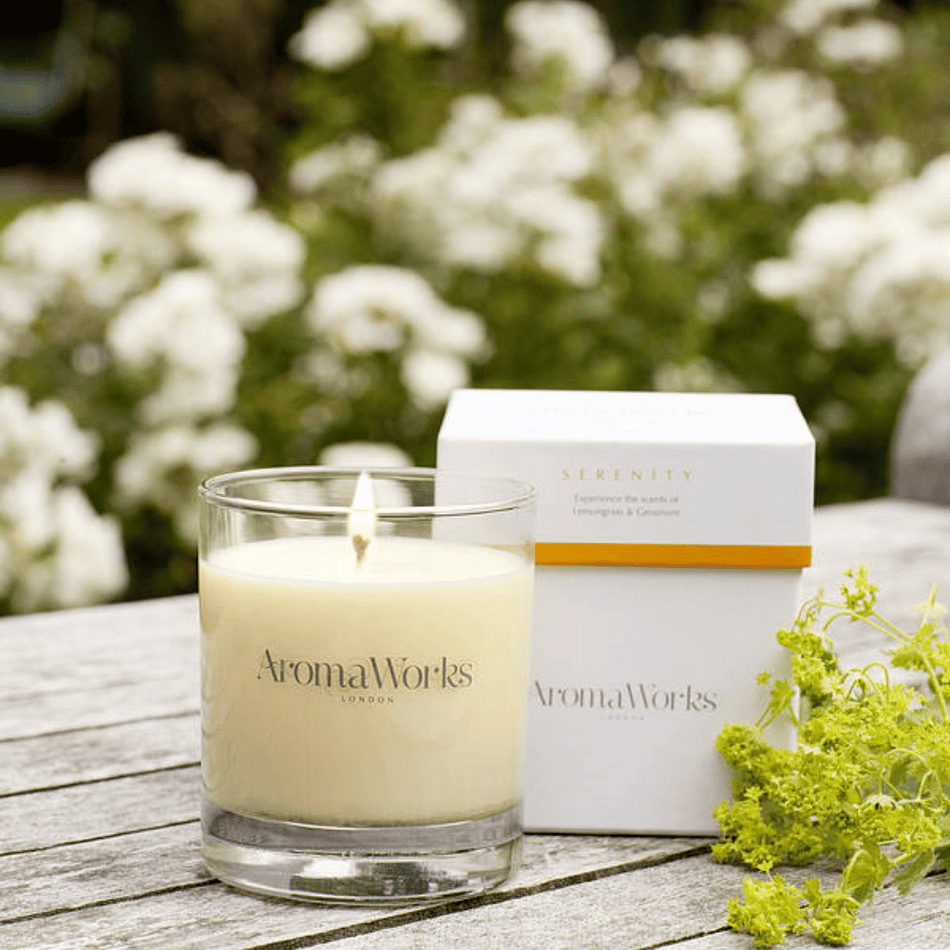 AromaWorks - Serenity Candles 10cl Small- Lillys Pharmacy and Health Store