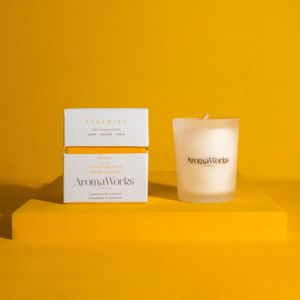 AromaWorks - Serenity Small Candle 10cl- Lillys Pharmacy and Health Store