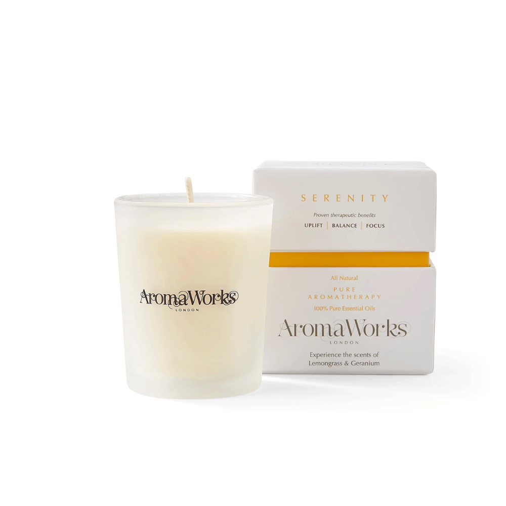 AromaWorks - Serenity Small Candle 10cl- Lillys Pharmacy and Health Store