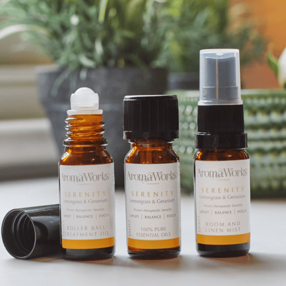 AromaWorks Serenity Wellbeing Trio 3 x 10ml products- Lillys Pharmacy and Health Store