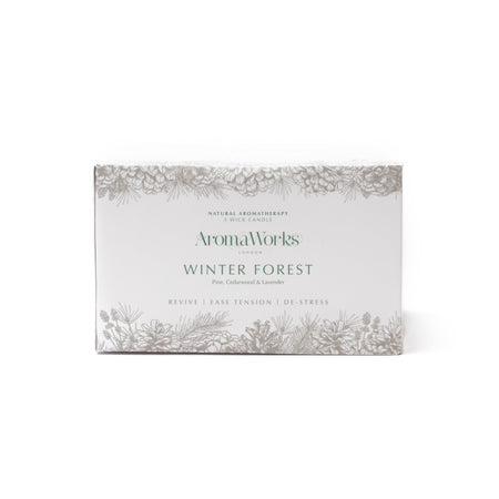 AromaWorks Winter Forest 3 Wick Candle- Lillys Pharmacy and Health Store