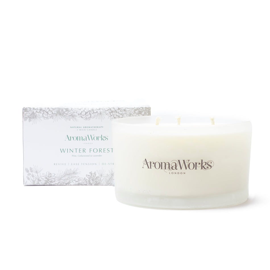 AromaWorks Winter Forest 3 Wick Candle- Lillys Pharmacy and Health Store