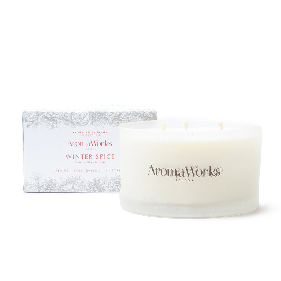 AromaWorks Winter Spice 3 Wick Candle- Lillys Pharmacy and Health Store