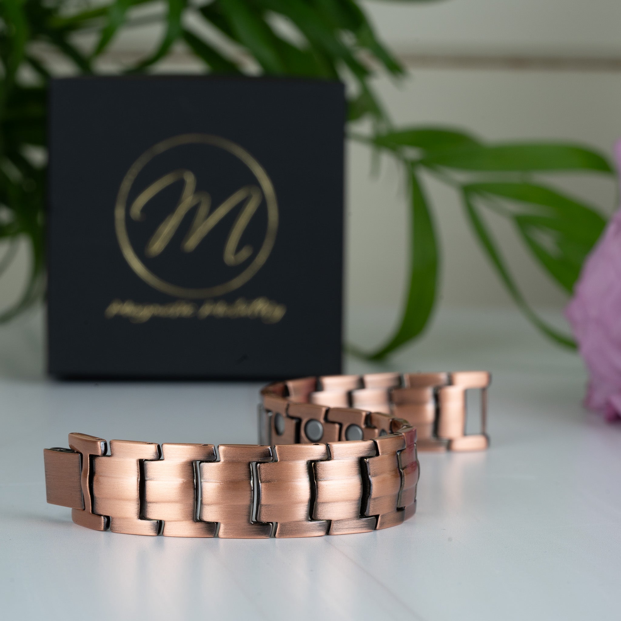 Ashe Copper Magnetic Bracelet - Double Strength- Lillys Pharmacy and Health Store