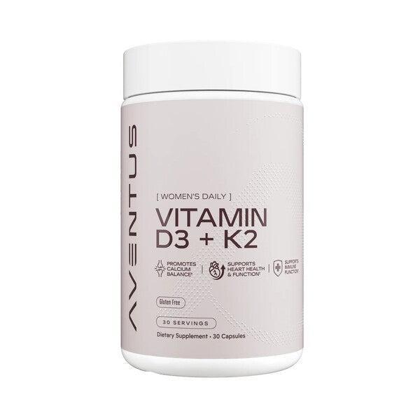 Aventus Supplements Vitamin D3 + K2 30 caps- Lillys Pharmacy and Health Store
