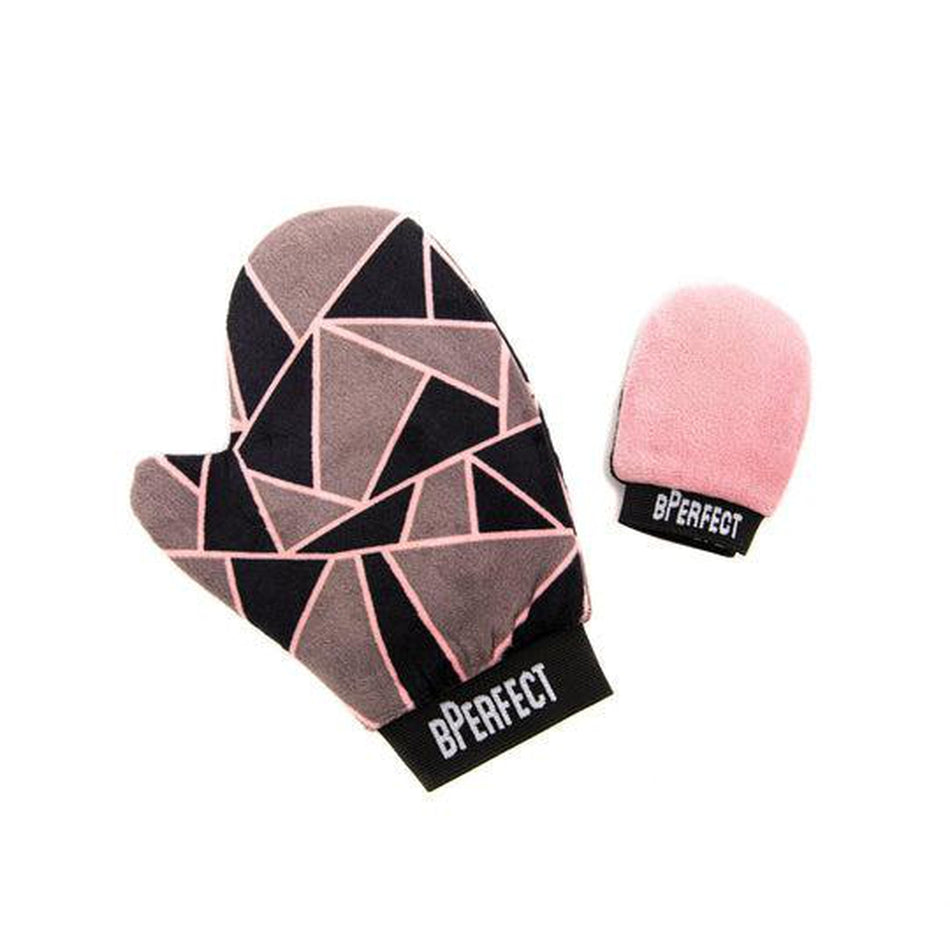B Perfect Double Velvet Duo Tanning Mitt Set- Lillys Pharmacy and Health Store