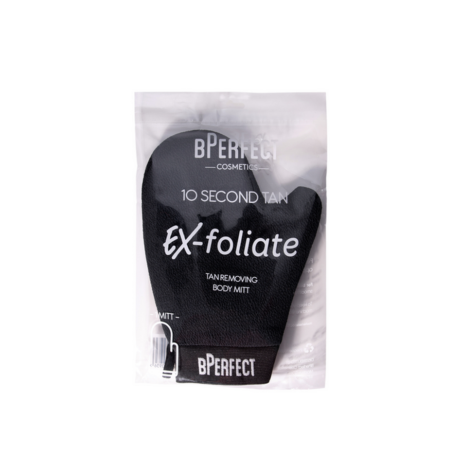 B Perfect Ex-foliate Tan Removing Body Mitt- Lillys Pharmacy and Health Store