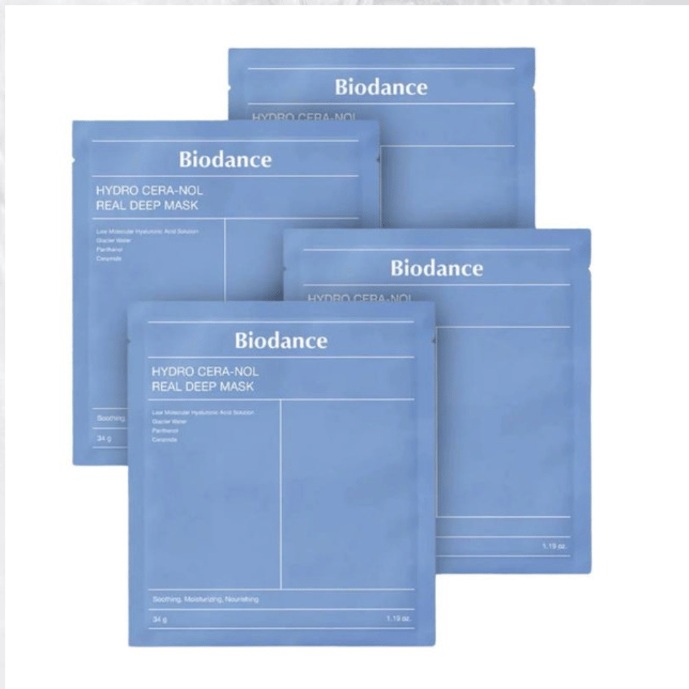 BIODANCE Hydro Cera-Nol Real Deep Mask Pack 4 x 34g- Lillys Pharmacy and Health Store