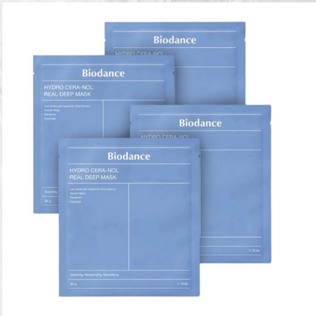 BIODANCE Hydro Cera-Nol Real Deep Mask Pack 4 x 34g- Lillys Pharmacy and Health Store