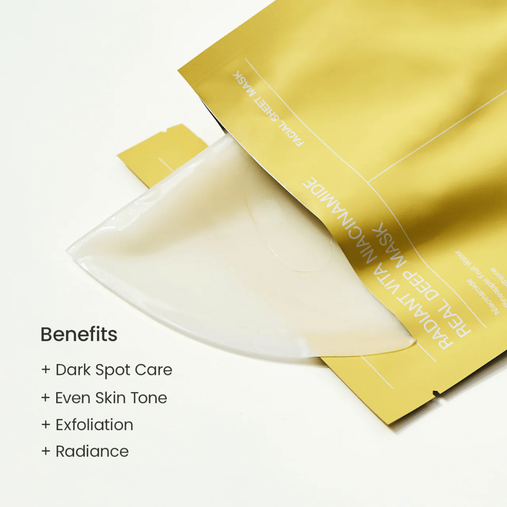 BIODANCE Radiant Vita Niacinamide Real Deep Mask 1pc- Lillys Pharmacy and Health Store
