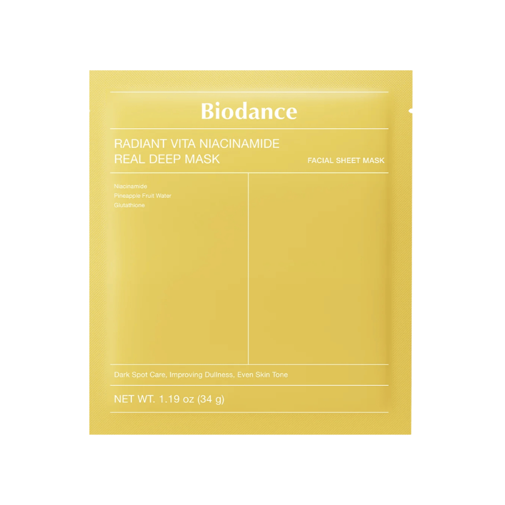BIODANCE Radiant Vita Niacinamide Real Deep Mask 1pc- Lillys Pharmacy and Health Store