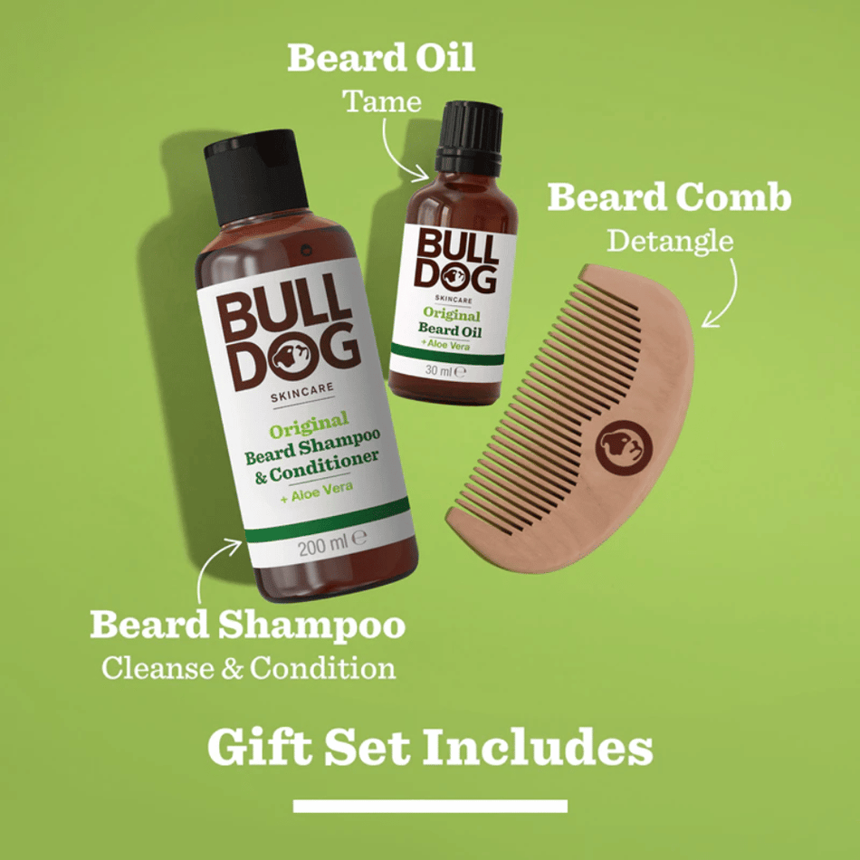 BULLDOG Original Beard Care Kit- Lillys Pharmacy and Health Store