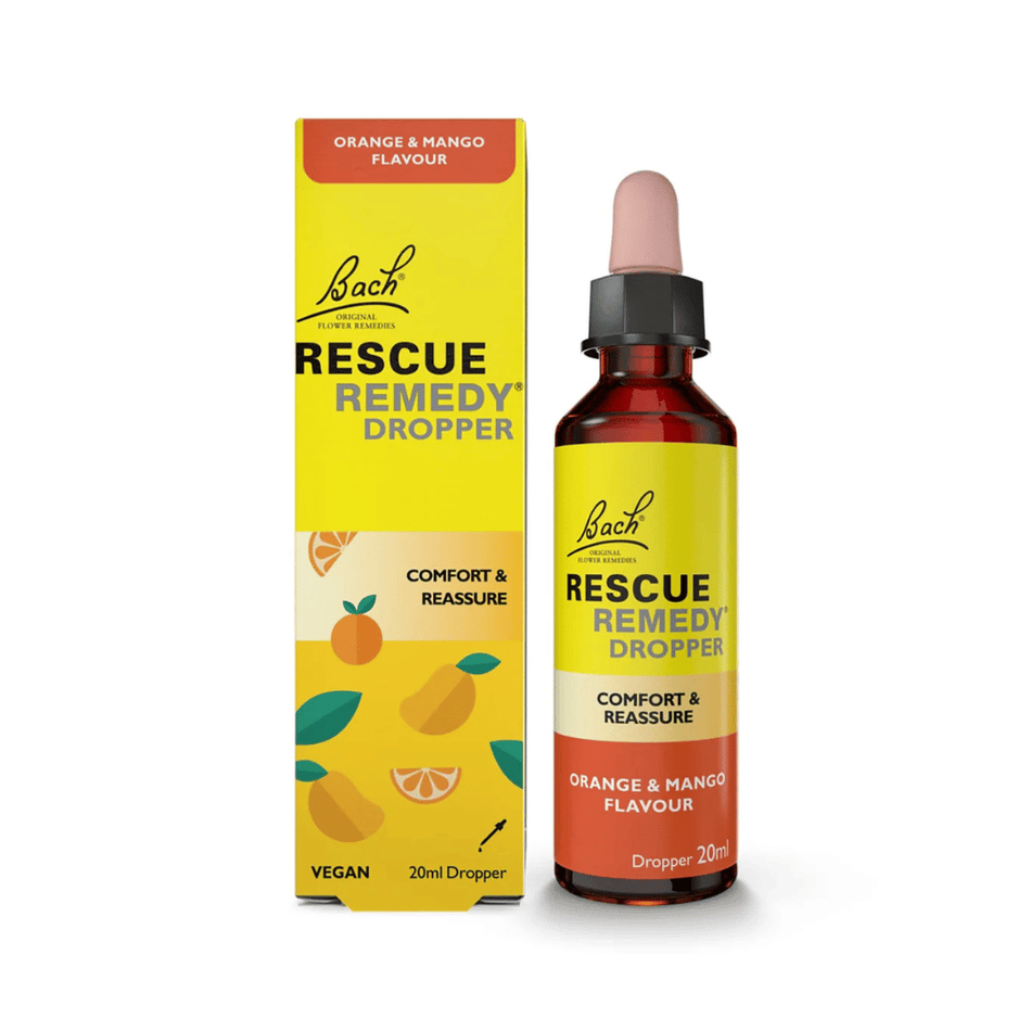 Bach Rescue Remedy Dropper Orange & Mango Flavour 20ml- Lillys Pharmacy and Health Store