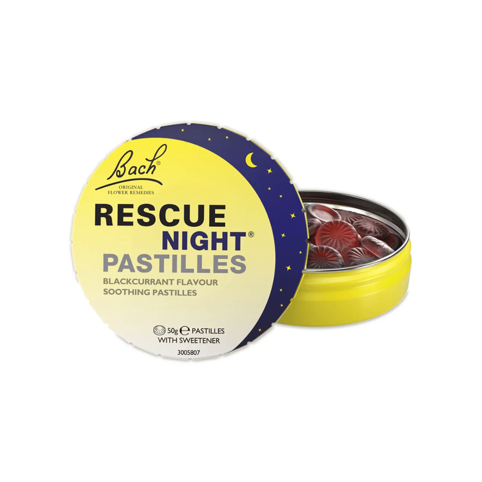Bach Rescue Remedy Night Pastilles - Blackcurrant Flavour- Lillys Pharmacy and Health Store
