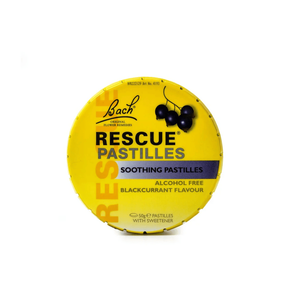 Bach Rescue Remedy Pastilles - Blackcurrant- Lillys Pharmacy and Health Store