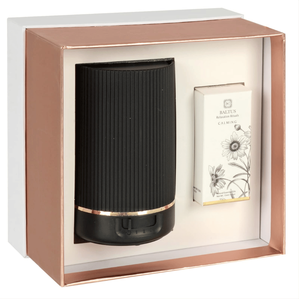 Baltus Portable Aroma Diffuser With Essential Oil Battery Operated 13cm - Black- Lillys Pharmacy and Health Store