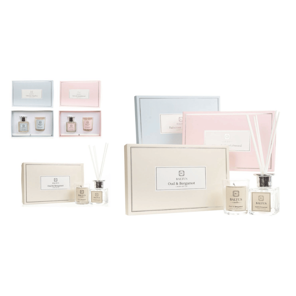 Baltus Reed Diffuser & Wax Candle Gift Set - Tuberose Angelica- Lillys Pharmacy and Health Store