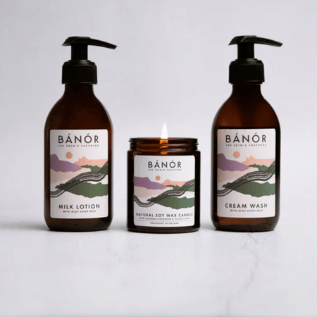 Banor The Milk Hand & Body Collection with a Candle- Lillys Pharmacy and Health Store