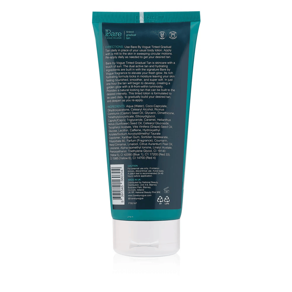 Bare by Vogue Tinted Gradual Tan- Lillys Pharmacy and Health Store