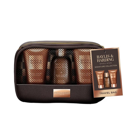 Baylis & Harding Black Pepper & Ginseng Travel Wash Bag Gift Set- Lillys Pharmacy and Health Store