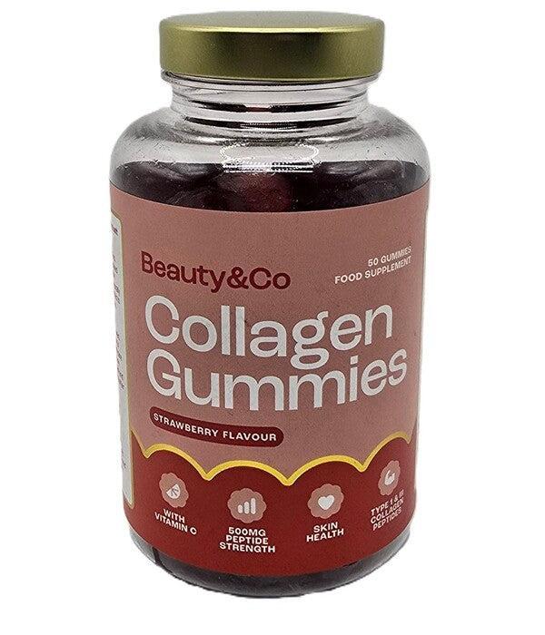 Beauty&CO Collagen Gummies, Strawberry - 50 gummies - Lilly’s Pharmacy & Health Store