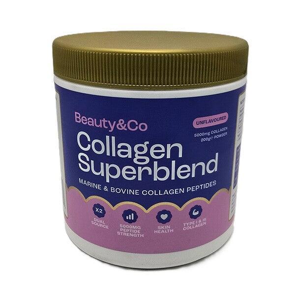 Beauty&CO Collagen Superblend, Unflavoured - 200g - Lilly’s Pharmacy & Health Store