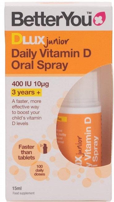 BetterYou DLux Junior Daily Vitamin D Oral Spray - 15 ml