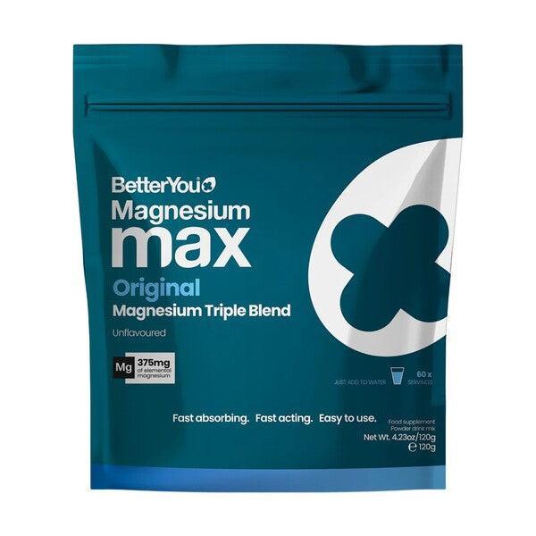 BetterYou Magnesium Max Original, Unflavoured 120g- Lillys Pharmacy and Health Store
