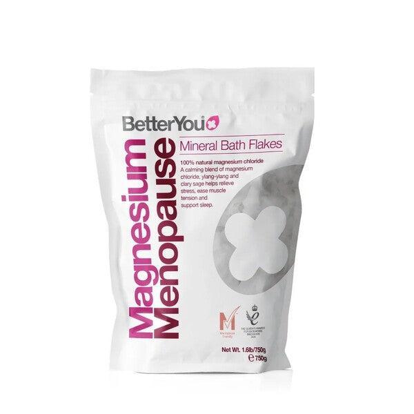 BetterYou Magnesium Menopause Bath Flakes 750g- Lillys Pharmacy and Health Store