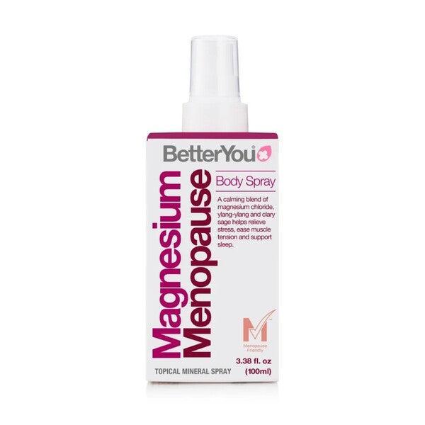 BetterYou Magnesium Menopause Body Spray 100 ml- Lillys Pharmacy and Health Store
